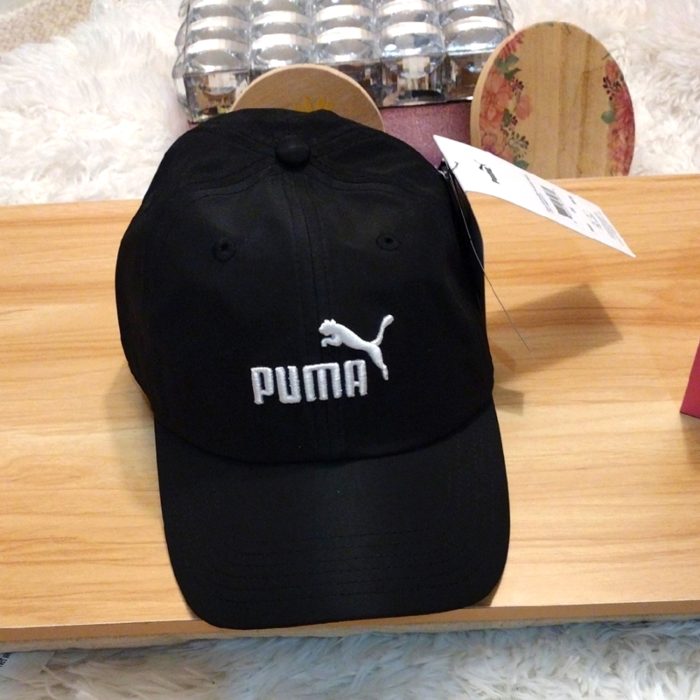 Puma Classic Black Baseball Cap Women's One Size Fits Most 🆕